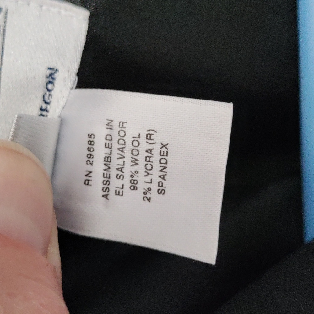 Pendleton Black Wool Blend Long Button Front Blaz… - image 5